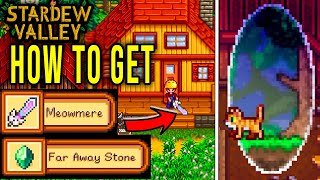 MEOWMERE  FAR AWAY STONE  HOW TO GET IT  Stardew Valley 16 [upl. by Eisenhart]