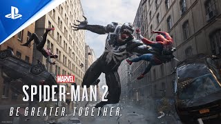 Marvels SpiderMan 2  Be Greater Together Trailer I PS5 Games [upl. by Comethuauc]