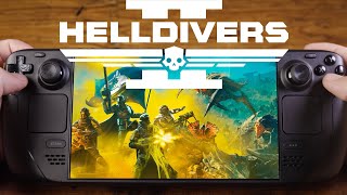 OLED Steam Deck Testing Low Med High Ultra Settings  Helldivers II [upl. by Aruon]