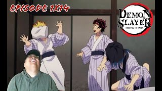 Demon Slayer 1X14  quotThe House with the Wisteria Family Crestquot REACTION [upl. by Tayyebeb664]