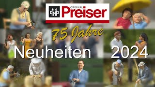 Preiser Miniaturfiguren Neuheiten 2024 [upl. by Bank]