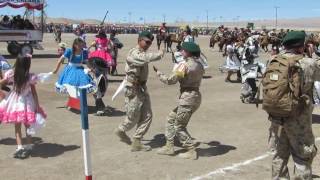 Militares bailando cueca en calama 2 [upl. by Ohl387]