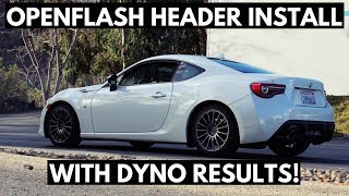 Toyota 86 OpenFlash Header Dyno Results amp Impressions [upl. by Satterlee]