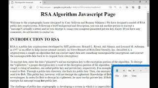 RSA Public Key Encryption [upl. by Jerz]