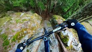 Jumping into a Gnarly Iconic Feature in Whistler [upl. by Retsam]