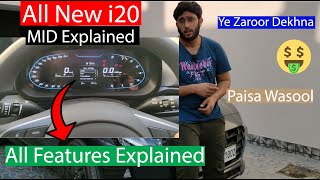 Hyundai i20 2021 MID Explained  Full Paisa wasool 🤑 [upl. by Adas]