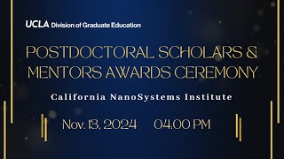 2024 Postdoctoral Scholars and Mentors Awards Ceremony [upl. by Brittney]