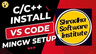 How to Install CC in Windows with VS Code and MinGW Compiler MinGW amp Visual Studio Code Download [upl. by Vidovic]