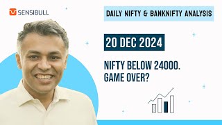 NIFTY amp BANK NIFTY Analysis for Tomorrow  Stock Market Outlook  20 December 2024 Friday [upl. by Inimod]