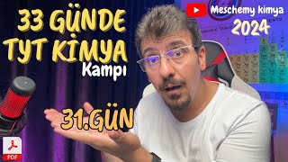 AsitlerBazlarTuzlar 3  33 Günde TYT Kimya Kampı  Z Takımı  10 Sınıf  31gün [upl. by Rafferty]