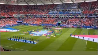 Netherlands National Anthem EURO 2024  Holand vs Poland [upl. by Padraic308]