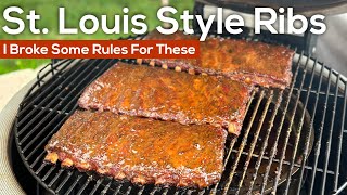 I BROKE the rules for this Kamado Joe Ribs Recipe [upl. by Koeninger]