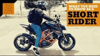 Motorcycles for Short Riders  Tips and Tricks [upl. by Aimac]