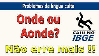 onde ou aonde não erre mais [upl. by Feucht363]