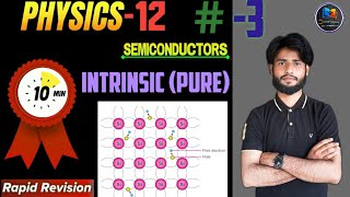 Intrinsic Semiconductor Class 12 Physics  NEET  BOARD 2025 [upl. by Annabal]