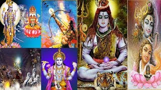 Shiva Songs  Telugu  Hindi  Shiva Stories  Shiv Parvati  Vishnu Brahma  Sivalaya Ottam Temples [upl. by Idnahr630]