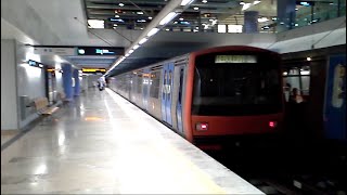 Metro Lisboa  Viagem numa ML95 na Linha Azul  Lisbon Subway  Trip on a ML95 on Blue Line HD VP9 [upl. by Yraek]