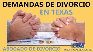 Demanda de divorcio en Texas [upl. by Staley76]