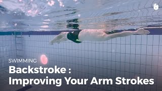 Swimming Techniques Arm Movements  Backstroke [upl. by Joell]