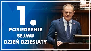 1 posiedzenie Sejmu  dzień dziesiąty 12 grudnia 2023 r [upl. by Oba139]