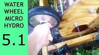 Part 51 of 10 Waterwheel Microhydro Alternate Alternator [upl. by Seagraves]