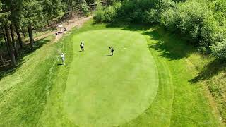 Golf De Bitche drone aerial video A Hole04 [upl. by Aymer]