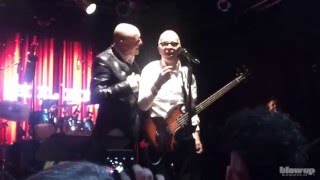 Tony Visconti calls David Bowie to sing Happy Birthday Holy Holy at Highline Ballroom Jan 8th 2016 [upl. by Netsirc]