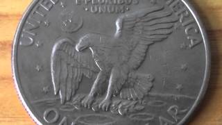 One Dollar coin of the USA from 1972  E pluribus unum [upl. by Rani]