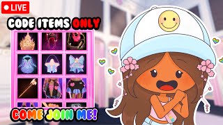 🔴 LIVE ONLY USING CODE ITEMS IN DRESS TO IMPRESS COME JOIN ME [upl. by Kelsy]