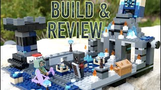 LEGO Minecraft The Deep Dark Battle Detailed Build amp Review [upl. by Airyk]