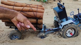 4x4 sciences Technology Tractor Trolley  how to make tractor trolley [upl. by Atekal]