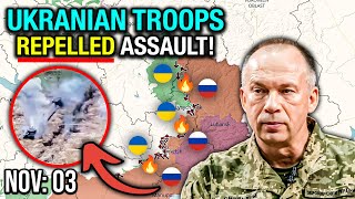 03 Nov Ukrainian Troops Repelled a Mechanized Russian Assault  Update from Ukraine [upl. by Petra]