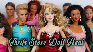 Barbie Thrift Store Doll Haul 4 [upl. by Lhadnek]