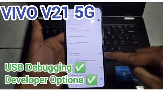 VIVO V21 5G USB Debugging  Vivo V21 5G Developer Options [upl. by Dreddy]