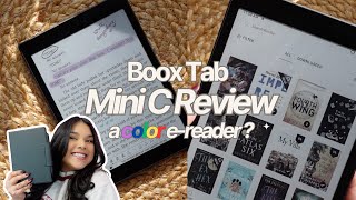 A Color EReader 🌈 BOOX Tab Mini C Review 📚 [upl. by Rollet3]