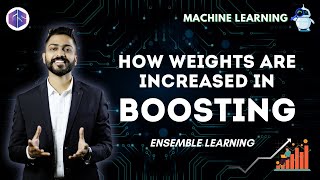 How Weights are Increased in Boosting  Ensemble Learning [upl. by Kennith]