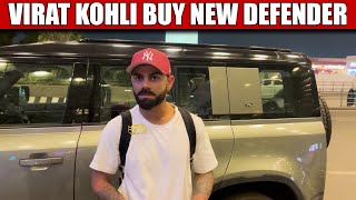 Virat Kohli Buy New Land Rover Defender  120 Crore Rupees  Spotted at Airport [upl. by Slotnick433]