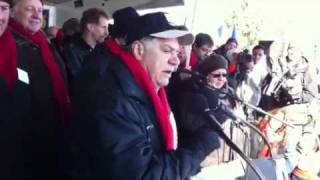 London Mayor Joe Fontana Speaks At The ElecroMotive Rally [upl. by Paget]