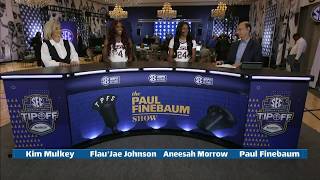 LSU’s Kim Mulkey Flau’jae Johnson amp Aneesah Morrow on expectations for season  Paul Finebaum Show [upl. by Colwin]