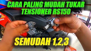 Cara tukar tensioner motor RS150 motor RS150 rs150 tensioner tutorial howtochange [upl. by Nay]