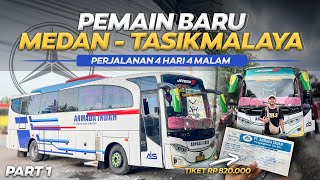 PENDATANG BARU DIJALURNYA ‼️ Medan  Tasikmalaya 4 hari 3 Malam Naik Bus Armada Indah 15 [upl. by Olgnaed]