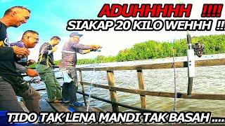 SEMUA SALAH SIAKAP  KELONG ANUAR KUALA KELUBUNG PERAK fishing jijieyangler angler casting [upl. by Nylrebma]