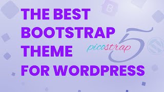 Picostrap a free starter theme for WordPress implementing SASS and Bootstrap 5 [upl. by Jacquet737]