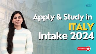 Study in Italy Intake 2024  Admissions Open [upl. by Atiuqcir]