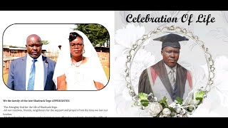 CELEBRATION OF LIFE SHADRACK SEGOKCCBuzeki Neighbour [upl. by Cates134]