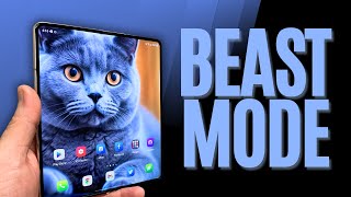 How To Activate BEAST MODE On Galaxy Z Fold 5 [upl. by Haorbed]