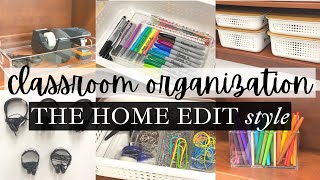 Classroom Organization The Home Edit Style  Clutter Free Office Organization Ideas  This and Nat [upl. by Fortunna674]