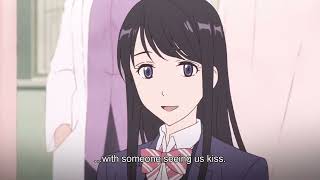 Yuri Kiss  Moritani amp Murakami Hilarious Short Anime Moment 28 [upl. by Lledraw330]