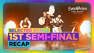 Eurovision Song Contest 2024  First SemiFinal  Recap Of All The Songs [upl. by Anahgem]