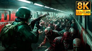 MOSCOW ATTACK ZOMBIE  SUPER REALISTIC Cinematic GRAPHICS Gameplay  World War Z  8K [upl. by Anitram]